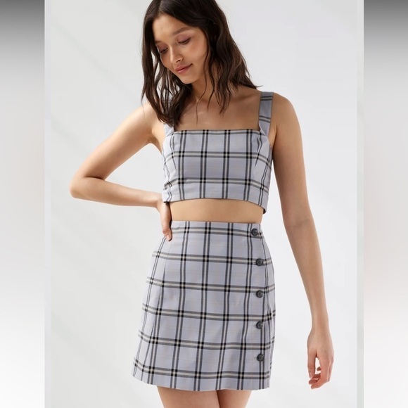 Sunday Best Dresses & Skirts - Aritzia Sunday Best Yuri Plaid Mini Skirt Sz 0